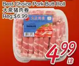 Foody Mart Best Choice Pork Butt Roll offer