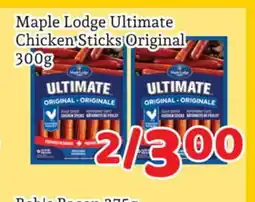 Fresh Value Maple Lodge Ultimate Chicken Sticks Original offer