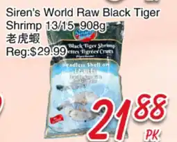 Foody Mart Siren's World Raw Black Tiger Shrimp offer