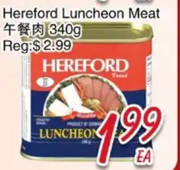 Foody Mart Hereford Luncheon Meat offer