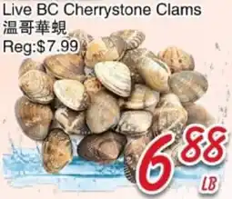 Foody Mart Live BC Cherrystone Clams offer