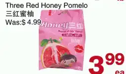 First Choice Supermarket Three Red Honey Pomelo offer