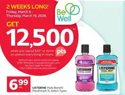 Rexall LISTERINE Multi-Benefit Mouthwash offer