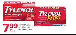 Rexall TYLENOL Extra Strength eZTabs or Caplets offer