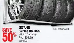PartSource Folding Tire Rack offer