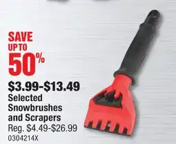 PartSource Selected Snowbrushes and Scrapers offer