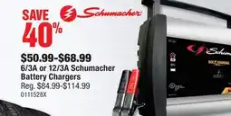 PartSource Schumacher 6/3A or 12/3A Schumacher Battery Chargers offer
