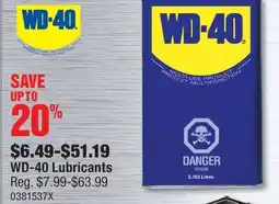 PartSource WD-40 Lubricants offer