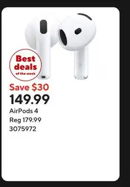 Staples AirPods 4 offer