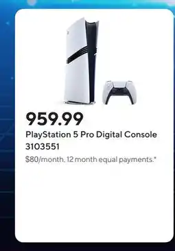 Staples PlayStation 5 Pro Digital Console offer
