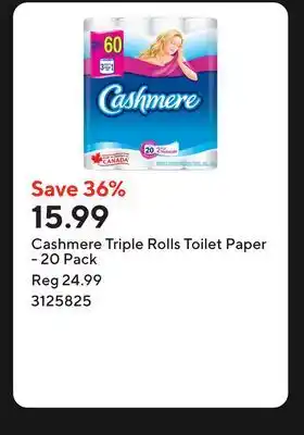Staples Cashmere Triple Rolls Toilet Paper offer