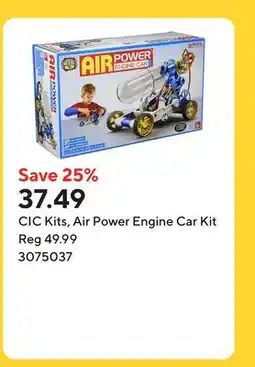 Staples CIC Kits, Air Power Engine Car Kit offer
