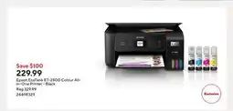 Staples Epson EcoTank ET-2800 Colour All-in-One Printer - Black offer