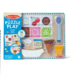 Staples Melissa & Doug Ice Cream Wooden Magnetic Puzzle Play Set - 16 Pieces offer