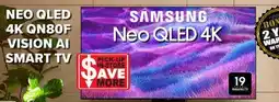 2001 Audio Video QN55QN80F 55 SAMSUNG NEO QLED 4K QN80F VISION AI SMART TV offer