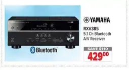 2001 Audio Video RXV385 YAMAHA 5.1 Ch Bluetooth A/V Receiver offer