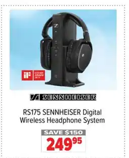 2001 Audio Video RS175 SENNHEISER Digital Wireless Headphone System offer