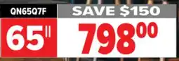 2001 Audio Video QN65Q7F 65 SAMSUNG QLED 4K- 4K VISION AI SMART TY offer