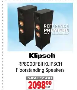 2001 Audio Video RP8000FBII KLIPSCH Floorstanding Speakers offer