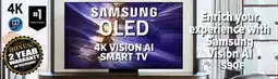 2001 Audio Video QN48S90F SAMSUNG 48 OLED 4K TIZEN OS SMART TV offer