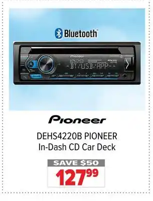 2001 Audio Video DEHS4220B PIONEER In-Dash CD Car Deck offer