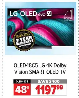 2001 Audio Video OLED48C5 LG 4K Dolby Vision SMART OLED TV offer