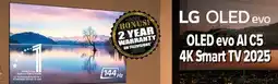 2001 Audio Video OLED55C5 55 LG OLED evo AI C5 4K Smart TV 2025 offer
