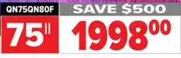 2001 Audio Video QN75QN80F 75 SAMSUNG Neo QLED offer