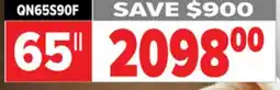 2001 Audio Video QN65S90F 65 SAMSUNG QLED 4K VISION AI SMART TV offer