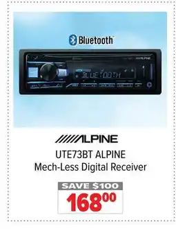 2001 Audio Video UTE73BT ALPINE Mech-Less Digital Receiver offer