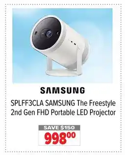 2001 Audio Video SPLFF3CLA SAMSUNG The Freestyle 2nd Gen FHD Portable LED Projector offer