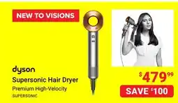 Visions Electronics Dyson Supersonic Hair Dryer offer