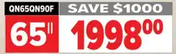 2001 Audio Video QN65QN90F 65 SAMSUNG Neo QLED 4K Vision AI Smart TV offer
