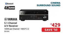 Visions Electronics YAMAHA 5.1-Channel A/V Receiver offer