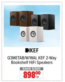 2001 Audio Video KEF 2-Way Bookshelf HiFi Speakers offer