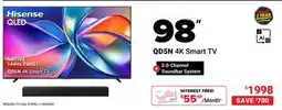 Visions Electronics Hisense 98 QD5N 4K Smart TV offer