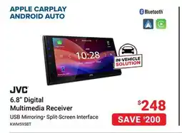 Visions Electronics JVC 6.8 Digital Multimedia Receiver offer