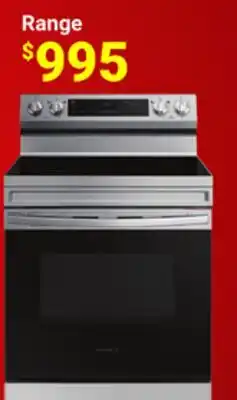 Visions Electronics SAMSUNG 6.3 cu. ft. Freestanding Electric Range offer