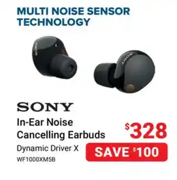 Visions Electronics SONY In-Ear Noise Cancelling Earbuds offer