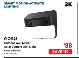 Visions Electronics Outdoor Wall Mount Solar Camera with Light offer