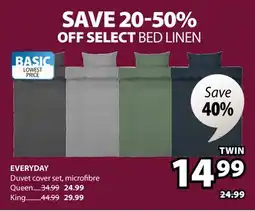 JYSK EVERYDAY Duvet cover set offer