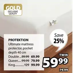 JYSK PROTEKTION Ultimate mattress protector offer