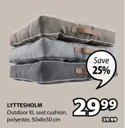 JYSK LYTTESHOLM Outdoor XL seat cushion offer