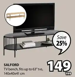 JYSK SALFORD TV bench offer