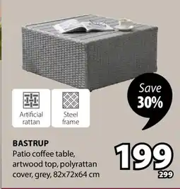 JYSK BASTRUP Patio coffee table offer