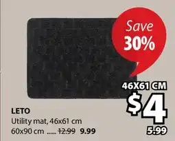JYSK LETO Utility mat offer
