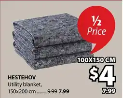 JYSK HESTEHOV Utility blanket offer