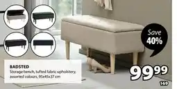JYSK BADSTED Storage bench offer