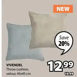 JYSK VIVENDEL Throw cushion offer