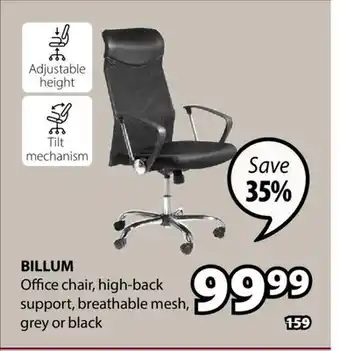 JYSK BILLUM Office chair offer